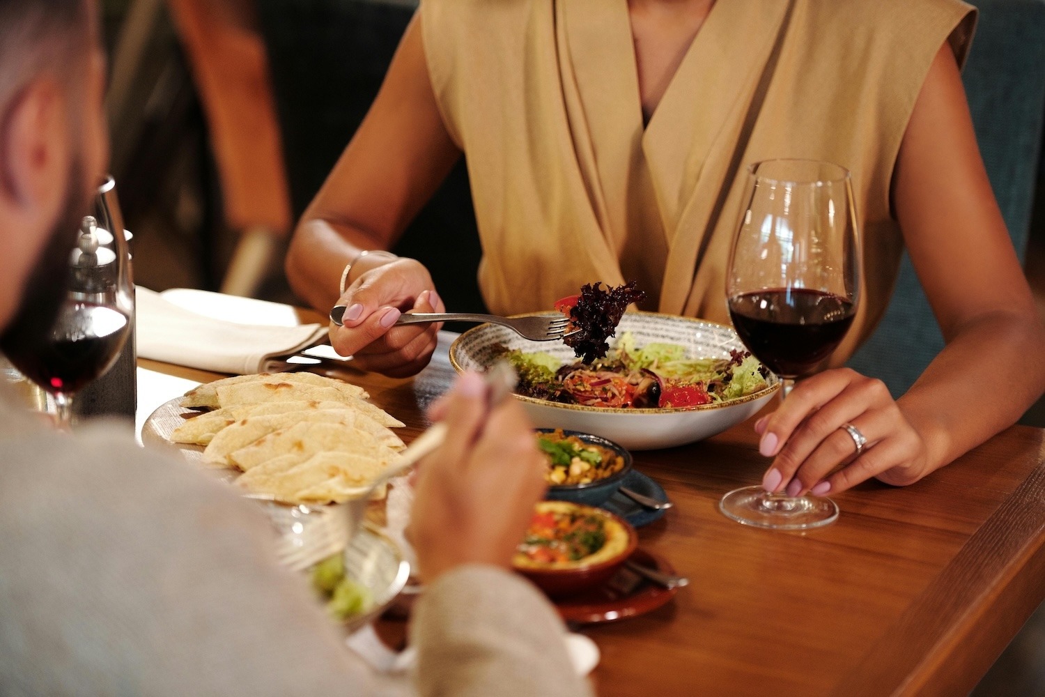 Valentine's Day Couple Restaurant Dinner